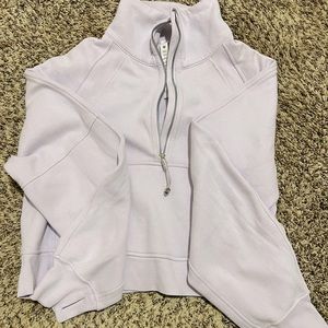 Lavender Dew Lululemon Funnel neck Scuba M/L